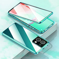 Luxury Aluminum Metal Frame Mirror Cover Case 360 Degrees for OnePlus Nord 3 5G Green