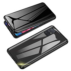 Luxury Aluminum Metal Frame Mirror Cover Case 360 Degrees for Samsung Galaxy S10 Lite Black