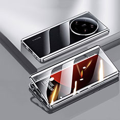 Luxury Aluminum Metal Frame Mirror Cover Case 360 Degrees for Xiaomi Mi 13 Ultra 5G Black