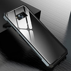 Luxury Aluminum Metal Frame Mirror Cover Case 360 Degrees M01 for Samsung Galaxy S8 Black