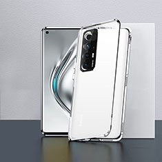 Luxury Aluminum Metal Frame Mirror Cover Case 360 Degrees P03 for Xiaomi Mi 10S 5G Silver