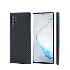 Luxury Carbon Fiber Twill Soft Case C01 for Samsung Galaxy Note 10 Plus Black
