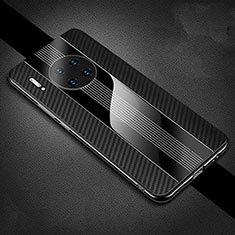 Luxury Carbon Fiber Twill Soft Case T01 for Huawei Mate 30E Pro 5G Black
