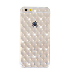 Luxury Diamond Bling Transparent Soft Cover for Apple iPhone 6 Clear