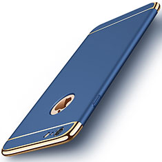 Luxury Metal Frame and Plastic Back Case for Apple iPhone 6 Blue