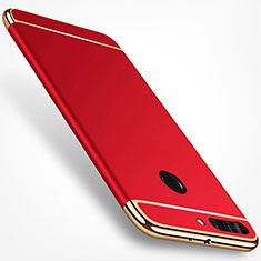 Luxury Metal Frame and Plastic Back Case for Huawei Honor 8 Pro Red