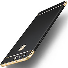 Luxury Metal Frame and Plastic Back Case for Huawei P9 Plus Black
