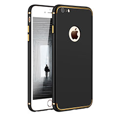 Luxury Metal Frame and Plastic Back Case M02 for Apple iPhone 6 Black