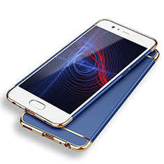 Luxury Metal Frame and Plastic Back Case M02 for Huawei P9 Blue