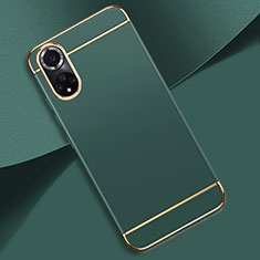 Luxury Metal Frame and Plastic Back Cover Case for Huawei Honor 50 Pro 5G Midnight Green