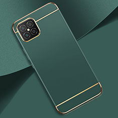 Luxury Metal Frame and Plastic Back Cover Case for Huawei Nova 8 SE 4G Midnight Green