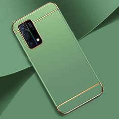 Luxury Metal Frame and Plastic Back Cover Case for Oppo K9 5G Matcha Green