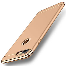 Luxury Metal Frame and Plastic Back Cover Case M01 for Apple iPhone 7 Plus Gold