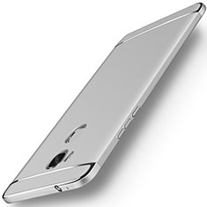 Luxury Metal Frame and Plastic Back Cover Case M01 for Huawei Honor 5X Silver