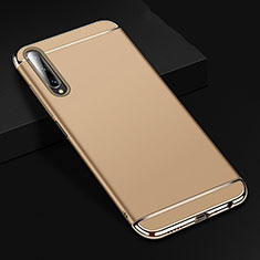 Luxury Metal Frame and Plastic Back Cover Case M01 for Huawei Honor 9X Pro Gold