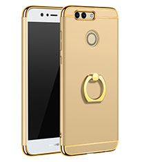 Luxury Metal Frame and Plastic Back Cover Case M01 for Huawei Nova 2 Gold