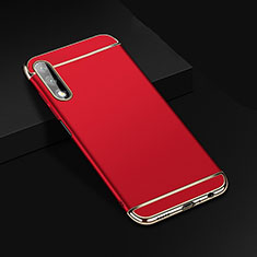 Luxury Metal Frame and Plastic Back Cover Case M01 for Huawei P Smart Z (2019) Red