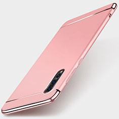 Luxury Metal Frame and Plastic Back Cover Case M01 for Huawei P20 Pro Rose Gold