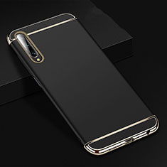 Luxury Metal Frame and Plastic Back Cover Case M01 for Huawei Y9s Black