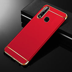 Luxury Metal Frame and Plastic Back Cover Case M01 for Oppo A8 Red