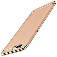 Luxury Metal Frame and Plastic Back Cover Case M01 for Oppo AX5 Gold