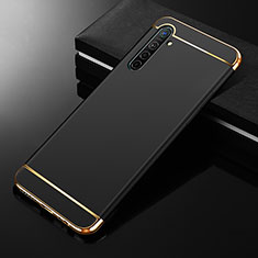 Luxury Metal Frame and Plastic Back Cover Case M01 for Oppo K5 Black