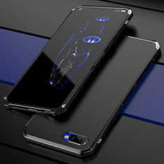 Luxury Metal Frame and Plastic Back Cover Case M01 for Oppo RX17 Neo Black