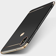 Luxury Metal Frame and Plastic Back Cover Case M01 for Xiaomi Mi A2 Lite Black