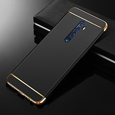 Luxury Metal Frame and Plastic Back Cover Case M05 for Oppo Reno2 Black