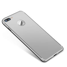 Luxury Metal Frame and Plastic Back Cover Case T01 for Apple iPhone 7 Plus Silver