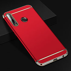 Luxury Metal Frame and Plastic Back Cover Case T01 for Huawei Honor 20 Lite Red