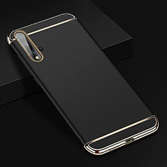 Luxury Metal Frame and Plastic Back Cover Case T01 for Huawei Nova 5 Pro Black