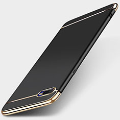 Luxury Metal Frame and Plastic Back Cover Case T01 for Oppo R17 Neo Black