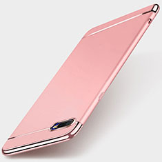 Luxury Metal Frame and Plastic Back Cover Case T01 for Oppo R17 Neo Rose Gold