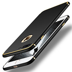 Luxury Metal Frame and Plastic Back Cover F02 for Apple iPhone 7 Plus Black