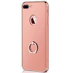 Luxury Metal Frame and Plastic Back Cover F04 for Apple iPhone 7 Plus Rose Gold