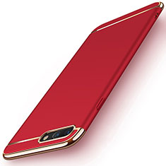 Luxury Metal Frame and Plastic Back Cover F06 for Apple iPhone 8 Plus Red