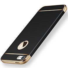 Luxury Metal Frame and Plastic Back Cover for Apple iPhone 5 Black