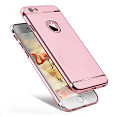 Luxury Metal Frame and Plastic Back Cover for Apple iPhone 6 Pink