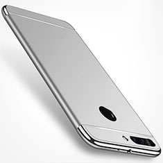 Luxury Metal Frame and Plastic Back Cover for Huawei Honor V9 Silver