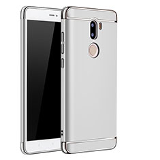 Luxury Metal Frame and Plastic Back Cover for Xiaomi Mi 5S Plus Silver