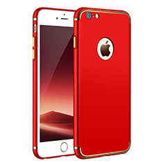 Luxury Metal Frame and Plastic Back Cover M02 for Apple iPhone 6 Red