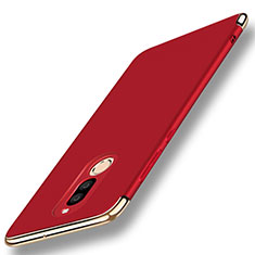 Luxury Metal Frame and Plastic Back Cover with Finger Ring Stand A01 for Huawei G10 Red