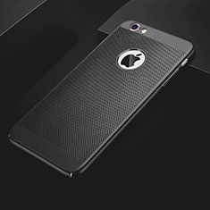 Mesh Hole Hard Rigid Snap On Case Cover for Apple iPhone 6 Black