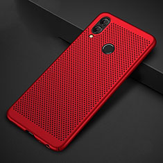 Mesh Hole Hard Rigid Snap On Case Cover for Huawei Honor 8X Red