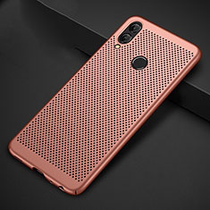 Mesh Hole Hard Rigid Snap On Case Cover for Huawei Honor 8X Rose Gold