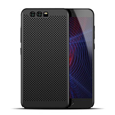 Mesh Hole Hard Rigid Snap On Case Cover for Huawei Honor 9 Premium Black