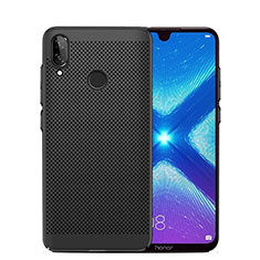 Mesh Hole Hard Rigid Snap On Case Cover for Huawei Honor V10 Lite Black
