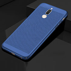 Mesh Hole Hard Rigid Snap On Case Cover for Huawei Mate 10 Lite Blue