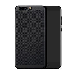 Mesh Hole Hard Rigid Snap On Case Cover for Huawei P10 Plus Black